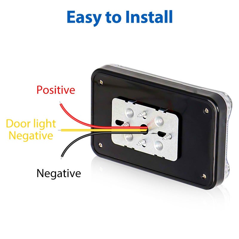 EEEKit 2PCS 12V Dome Roof Interior Lights for RV, 36 LED RV Ceiling Dome Lights, Camper Light with ON/OFF Switch, 12 Volt LED Light for Car, Van, Truck, Trailer, Boat, Motorhome, Caravan, SUV, Pickup - Image 4